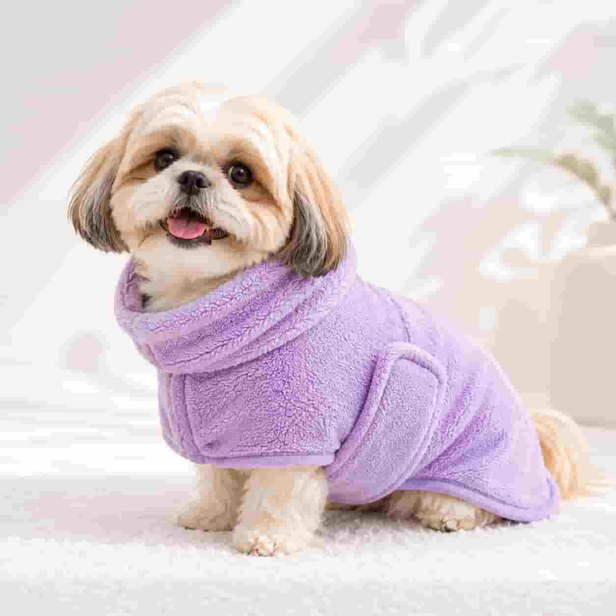 The PawDrip™ Dog Drying Robe