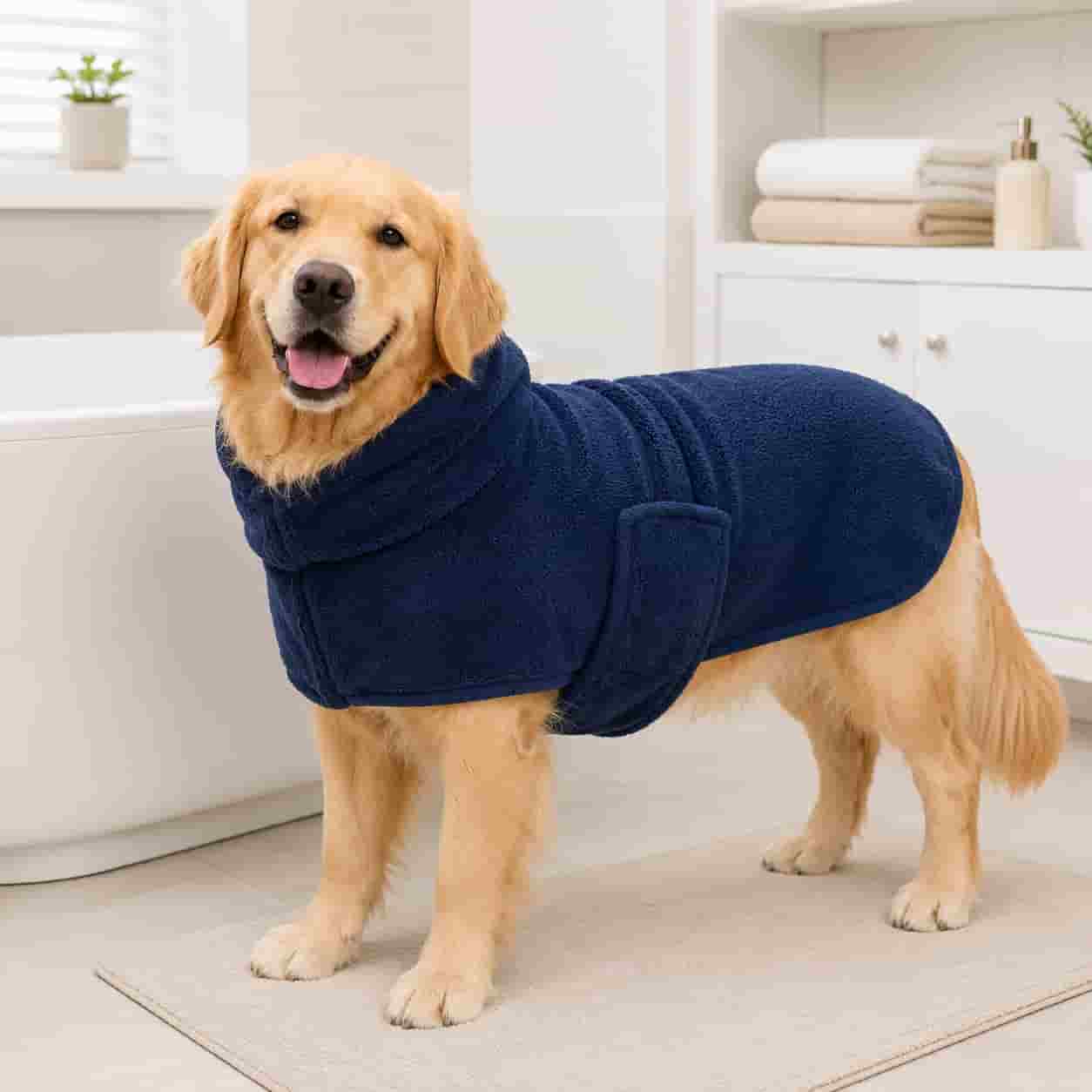 The PawDrip™ Dog Drying Robe