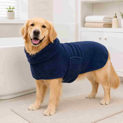 The PawDrip™ Dog Drying Robe